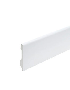 Zocalo Wing 80 mm X 15 mm X 2,44 M (2334E) Blanco Mate